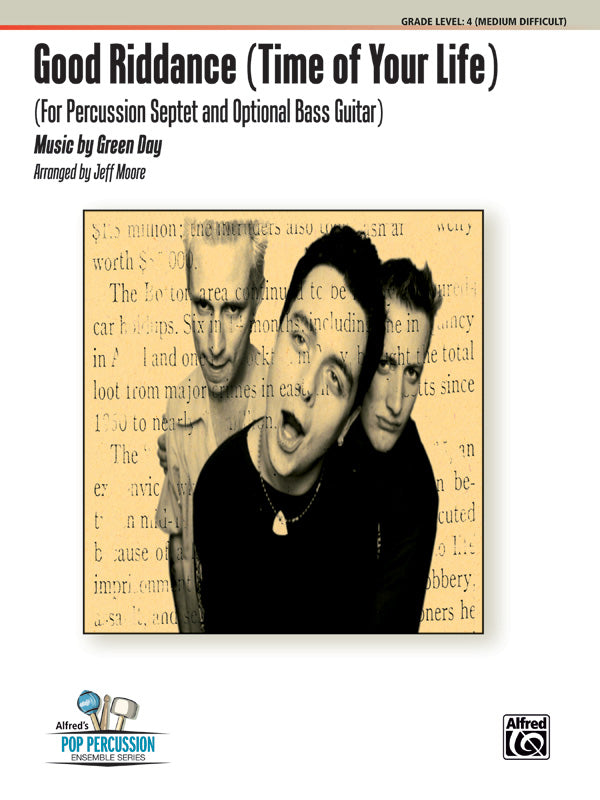 Good Riddance (Time of Your Life): 3rd Percussion Sheet Music Preview