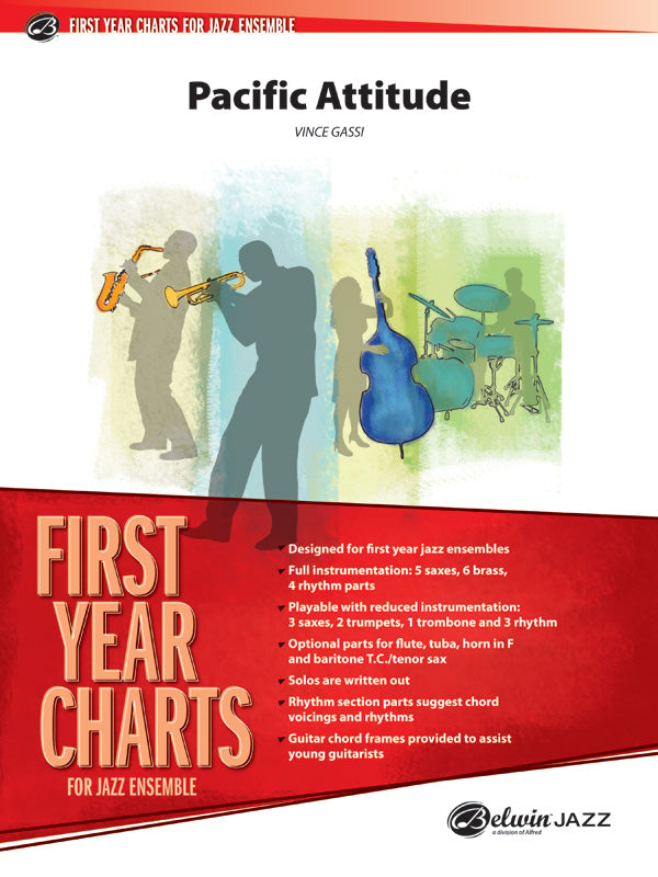Pacific Attitude: Drums Sheet Music Preview