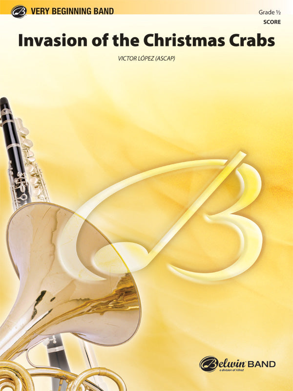 Invasion of the Christmas Crabs: E-flat Alto Saxophone Sheet Music Preview
