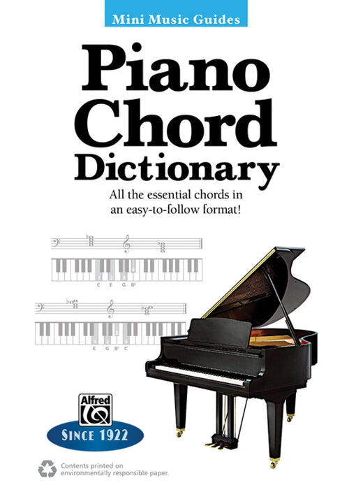 Mini Music Guides: Piano Chord Dictionary Cover Image