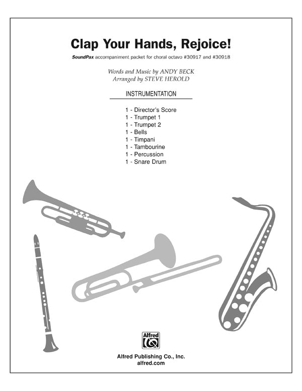 Clap Your Hands, Rejoice!: Bells Sheet Music Preview