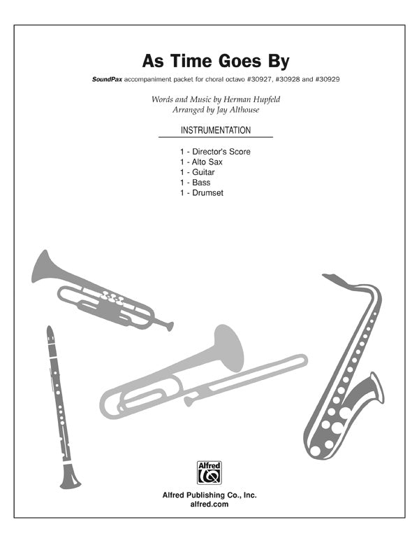 As Time Goes By: E-flat Alto Saxophone Sheet Music Preview