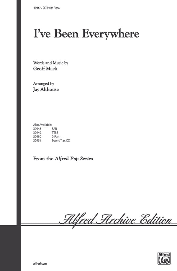 I've Been Everywhere Sheet Music Preview