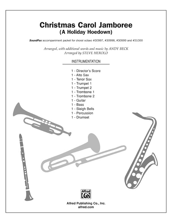 Christmas Carol Jamboree (A Holiday Hoedown): String Bass Sheet Music Preview
