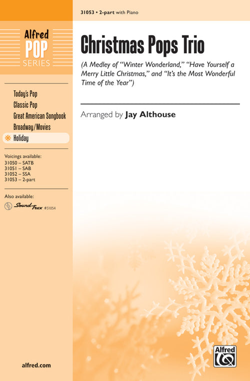 Christmas Pops Trio (A Medley) Sheet Music Preview