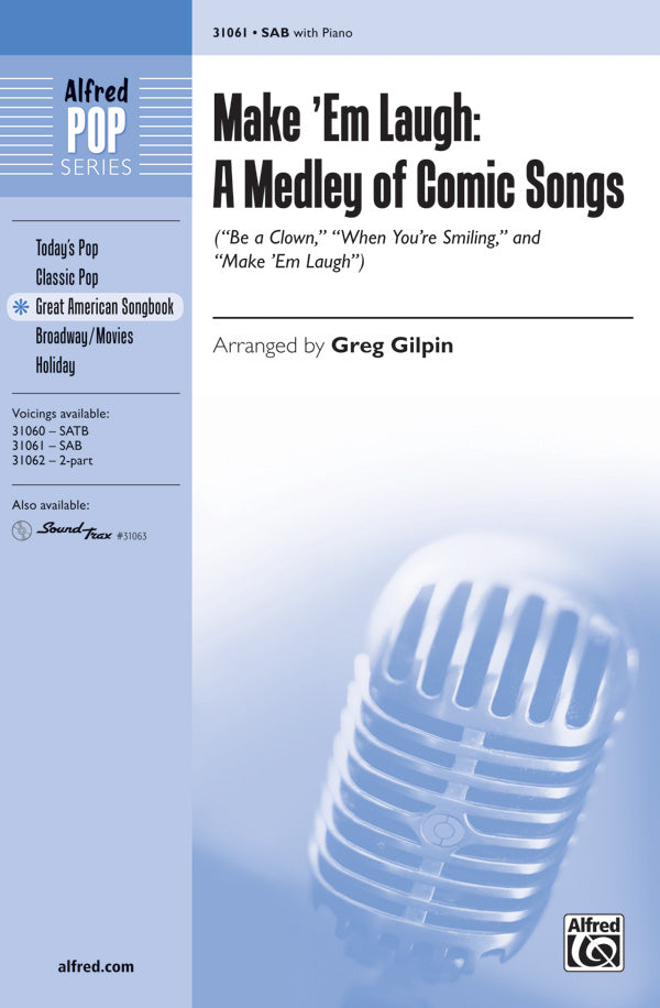 Make 'Em Laugh: A Medley of Comic Songs Sheet Music Preview