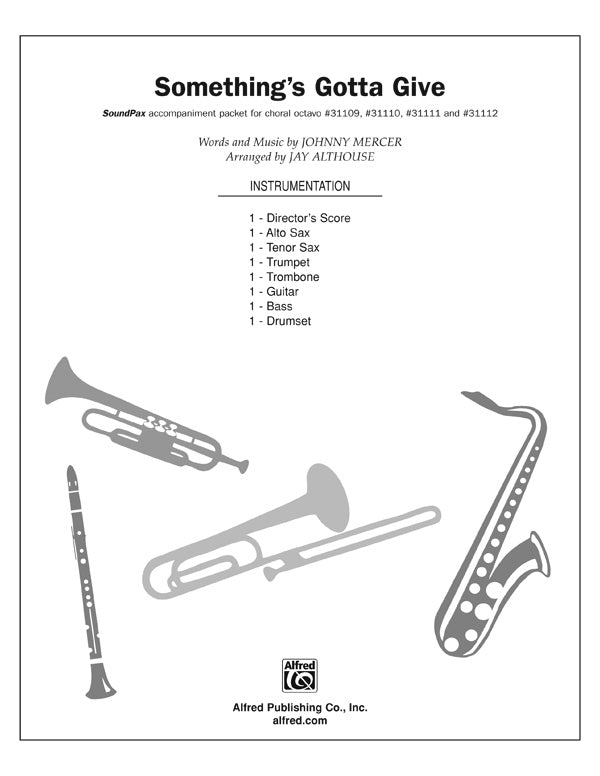 Something's Gotta Give: Guitar Sheet Music Preview