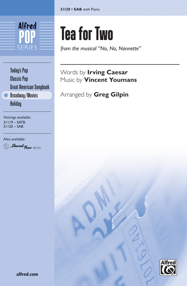 Tea for Two Sheet Music Preview