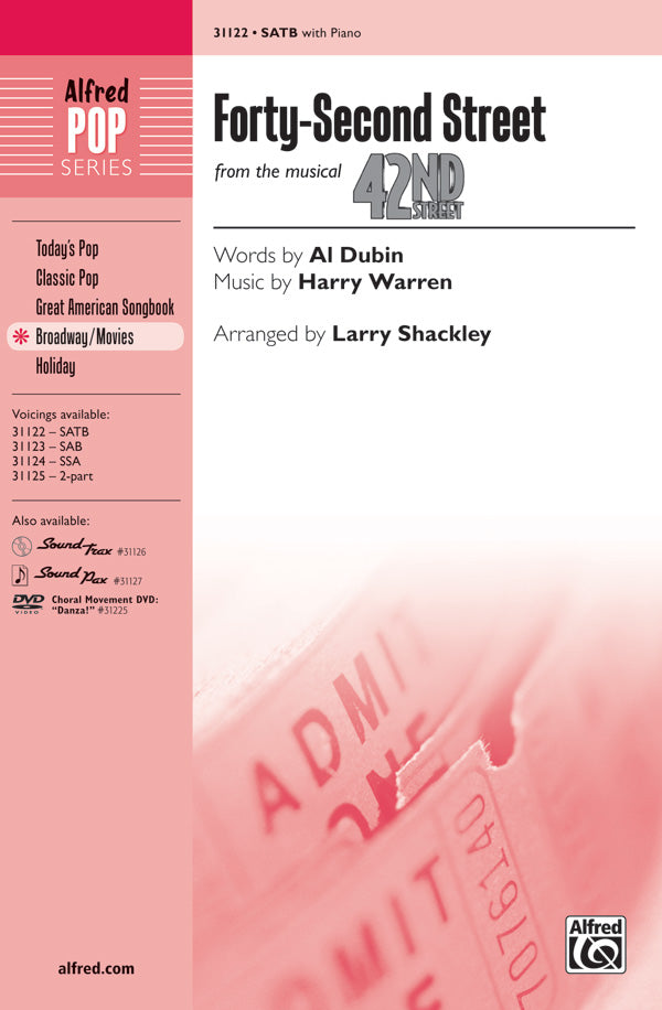 Forty-Second Street (from the musical <i>Forty-Second Street</i>) Sheet Music Preview