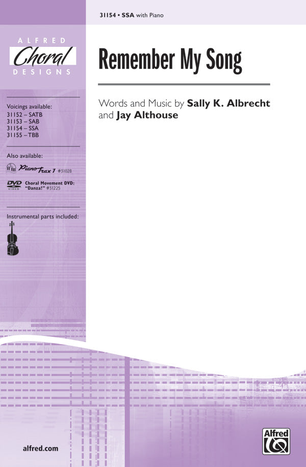 Remember My Song Sheet Music Preview