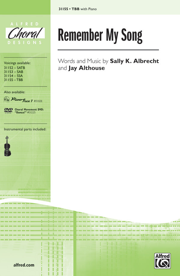 Remember My Song Sheet Music Preview