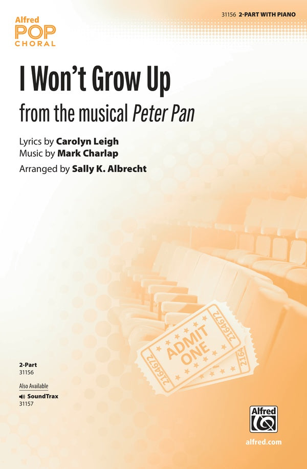 I Won't Grow Up Sheet Music Preview