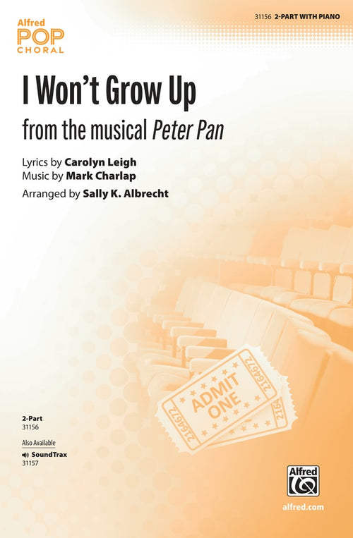I Won't Grow Up Sheet Music Preview