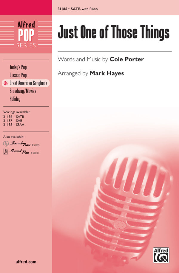 Just One of Those Things Sheet Music Preview