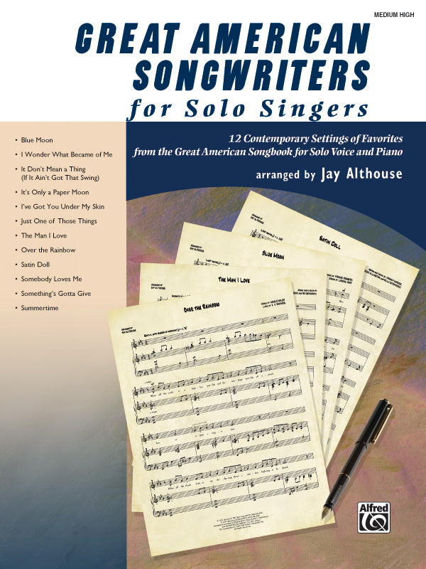 Great American Songwriters for Solo Singers Cover Image