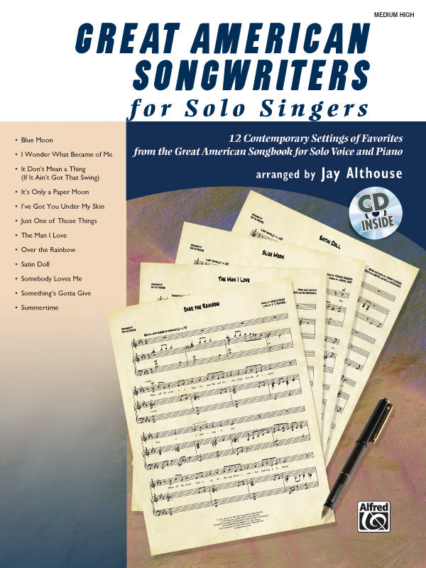 Great American Songwriters for Solo Singers Cover Image
