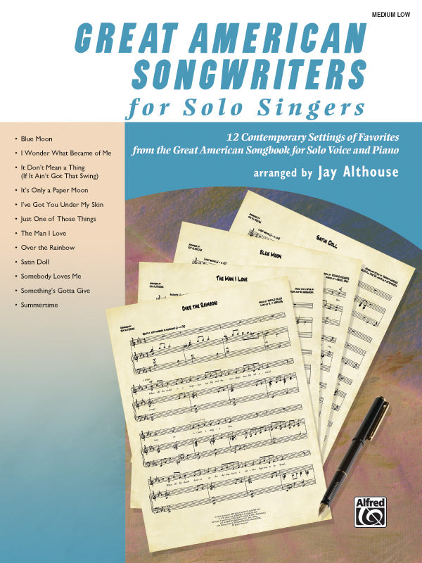 Great American Songwriters for Solo Singers Cover Image