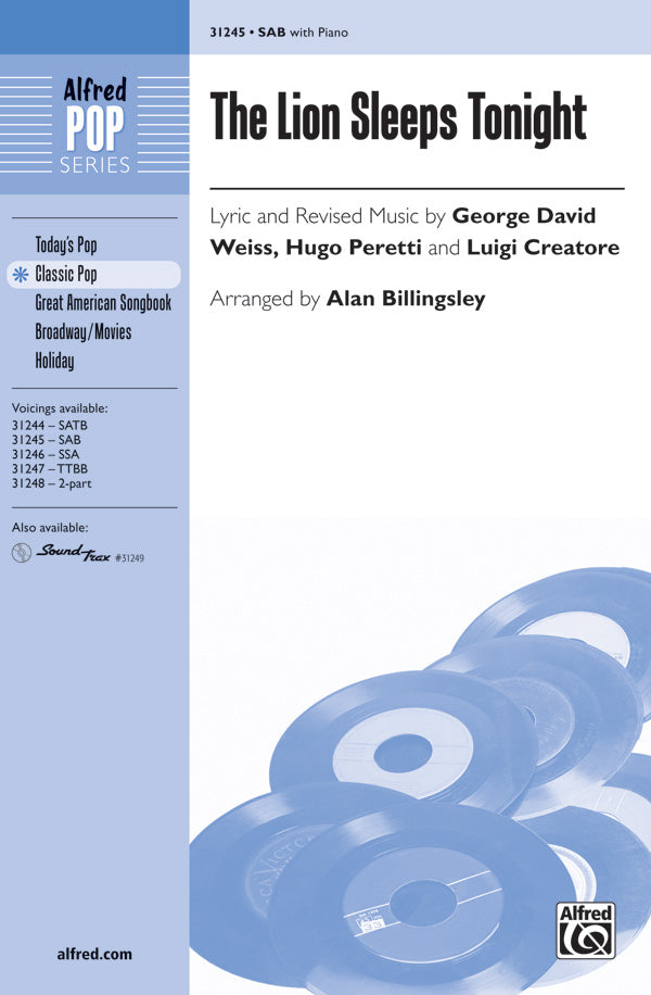 The Lion Sleeps Tonight Sheet Music Preview