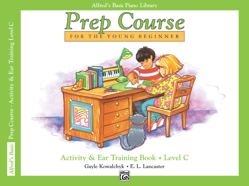Alfred's Basic Piano Prep Course: Activity & Ear Training Book C Cover Image