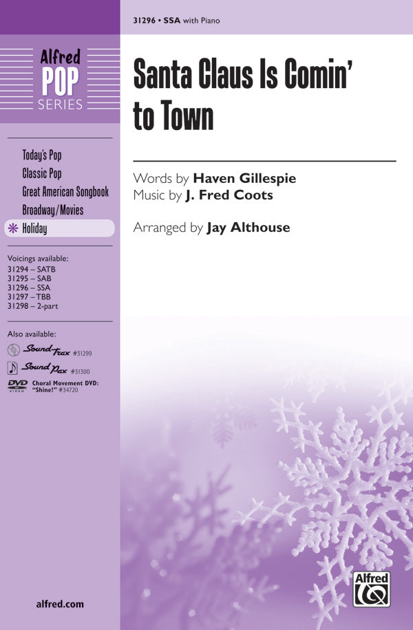 Santa Claus Is Comin' to Town Sheet Music Preview