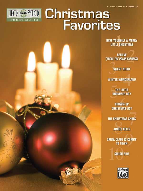 10 for 10 Sheet Music: Christmas Favorites Cover Image