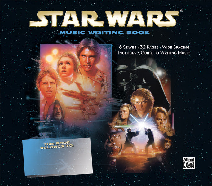 Star Wars Music Writing Book Cover Image