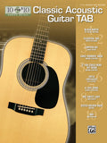 10 for 10 Sheet Music: Classic Acoustic Guitar Tab Cover Image