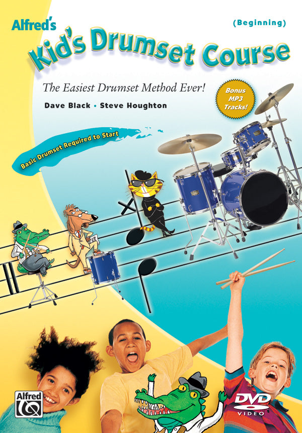 Alfred's Kid's Drumset Course Cover Image