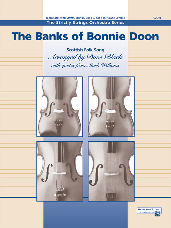 The Banks of Bonnie Doon: Cello Sheet Music Preview