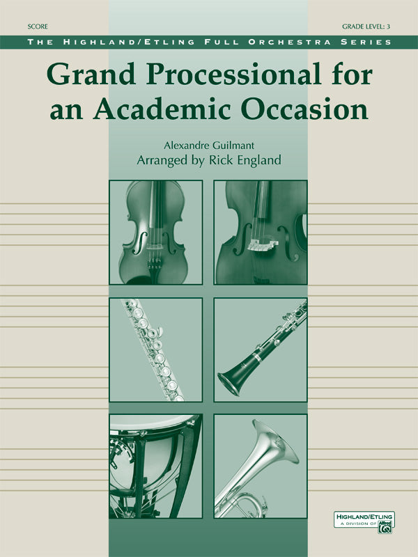 Grande Processional for an Academic Occasion: 1st Violin Sheet Music Preview