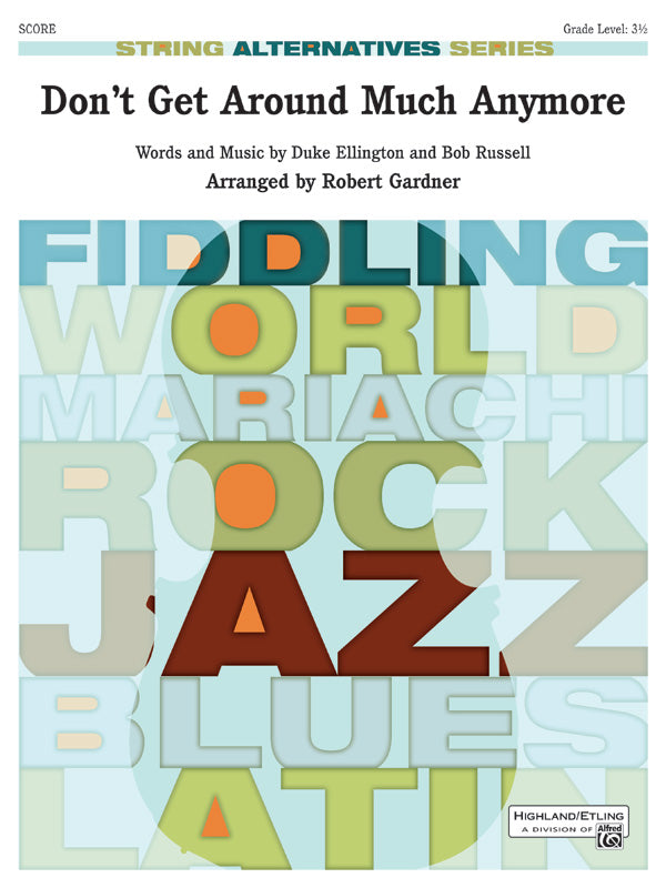 Don't Get Around Much Anymore: Score Sheet Music Preview