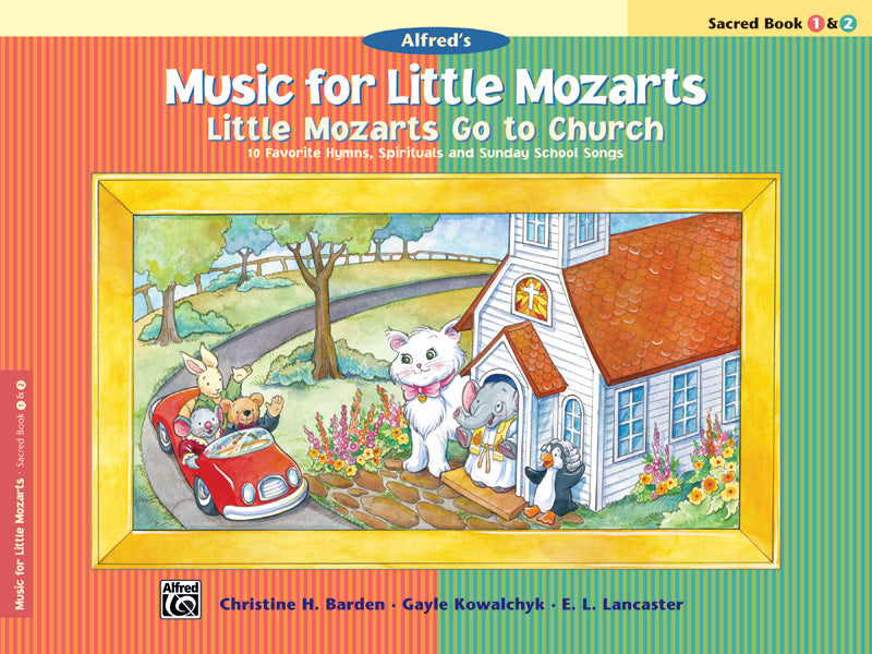 Music for Little Mozarts: Little Mozarts Go to Church, Sacred Book 1 & 2 Cover Image