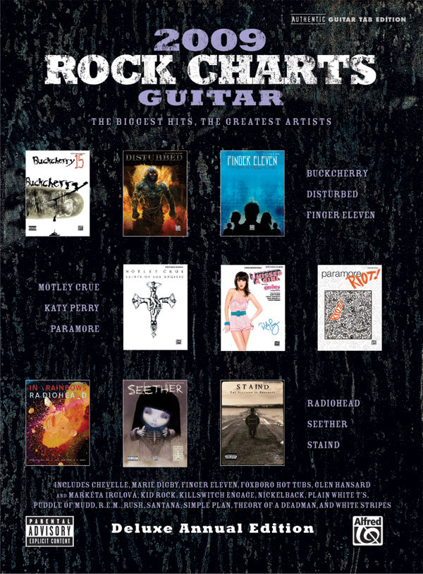 Rock Charts Guitar 2009: Deluxe Annual Edition Cover Image