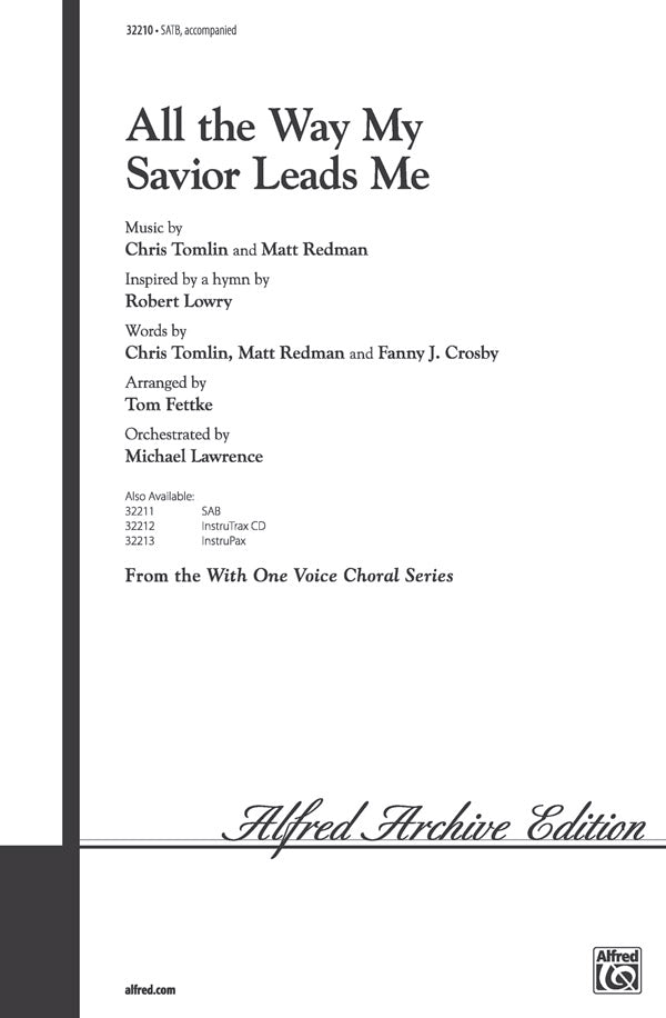 All the Way My Savior Leads Me Cover Image