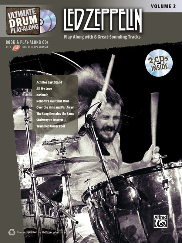 Ultimate Drum Play-Along: Led Zeppelin, Volume 2 Cover Image