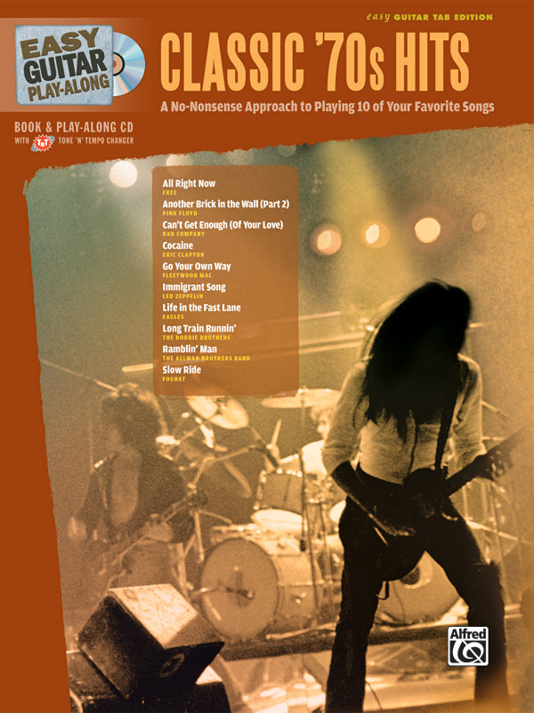 Easy Guitar Play-Along: Classic '70s Hits Cover Image