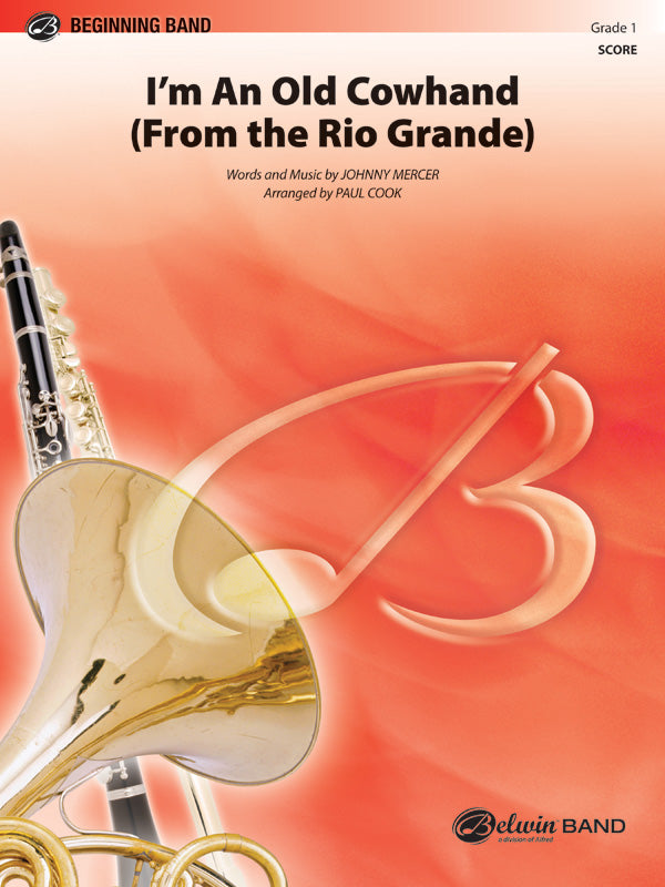 I'm an Old Cowhand (from the Rio Grande): 1st B-flat Clarinet Sheet Music Preview