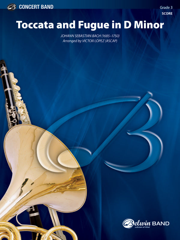 Toccata and Fugue in D Minor: 3rd B-flat Clarinet Sheet Music Preview