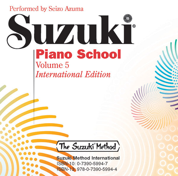 Suzuki Piano School New International Edition CD, Volume 5 Cover Image