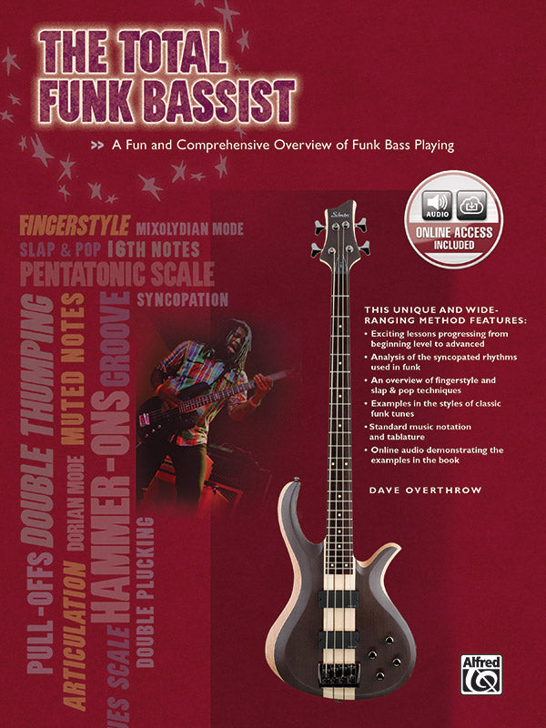The Total Funk Bassist: A Fun and Comprehensive Overview of Funk Bass Playing Sheet Music Preview