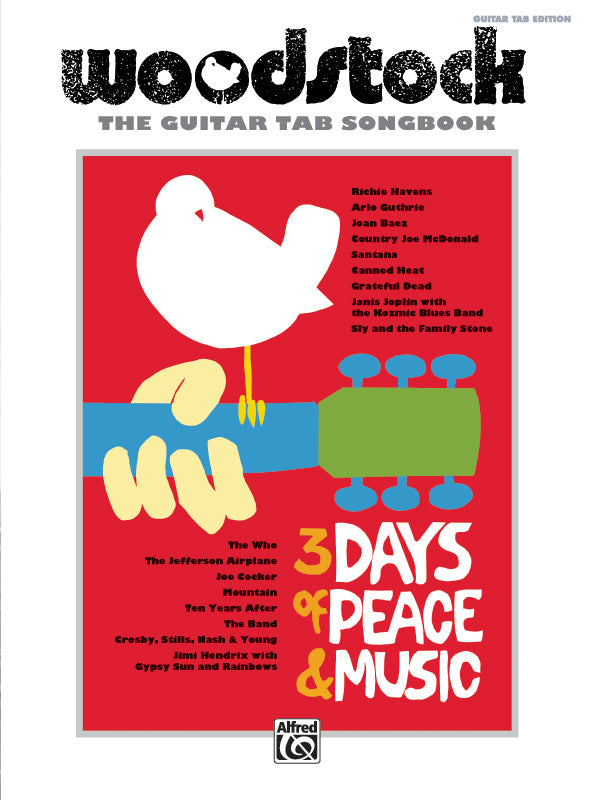 Woodstock: The Guitar TAB Songbook Cover Image
