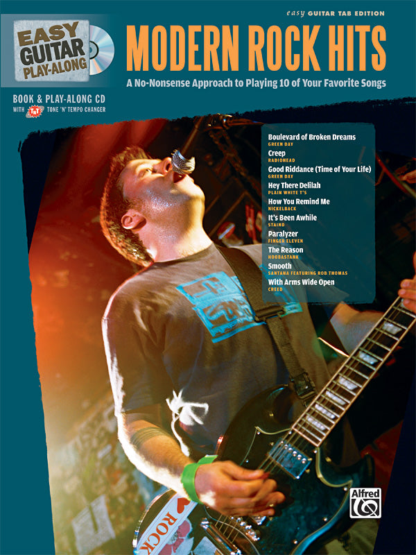 Easy Guitar Play-Along: Modern Rock Hits Cover Image