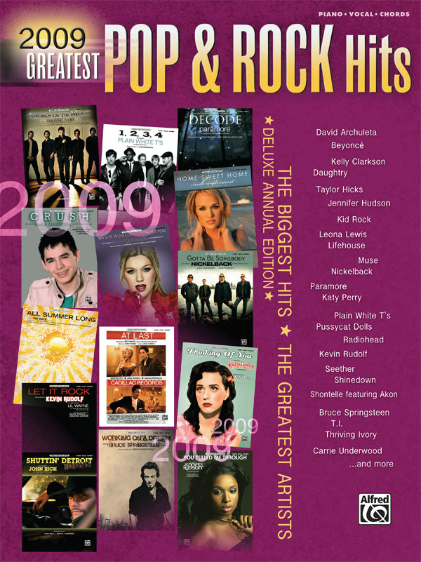 2009 Greatest Pop & Rock Hits Cover Image