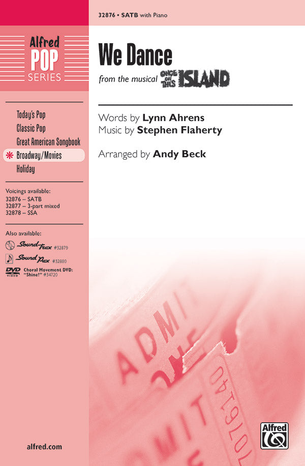 We Dance Sheet Music Preview