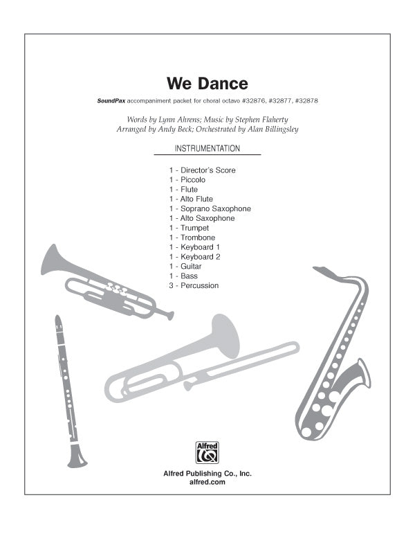 We Dance (from the musical Once on This Island): 2nd Synthesizer Sheet Music Preview