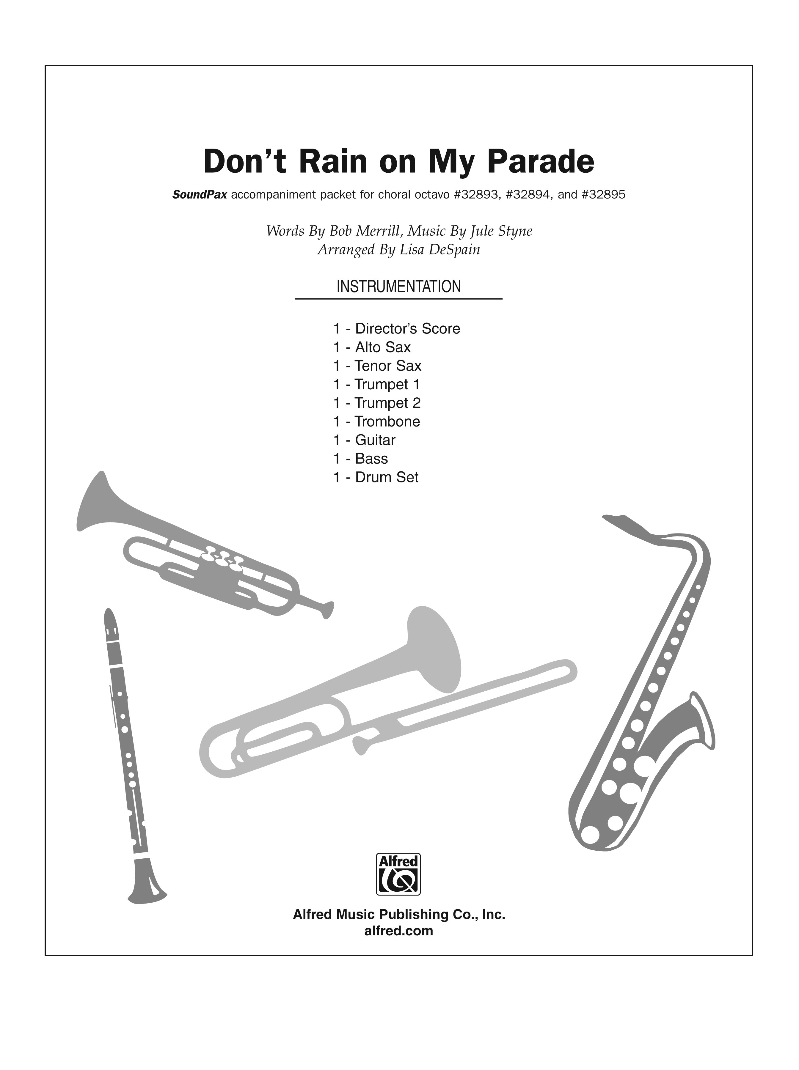 Don't Rain on My Parade (from the musical Funny Girl): String Bass Sheet Music Preview