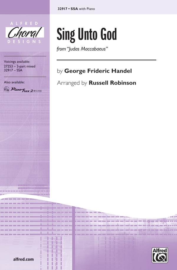 Sing Unto God (from <I>Judas Maccabaeus</I>) Sheet Music Preview