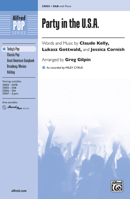 Party in the U.S.A. Sheet Music Preview