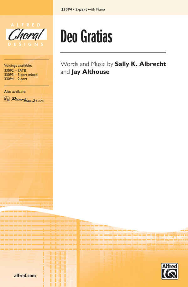 Deo Gratias Sheet Music Preview