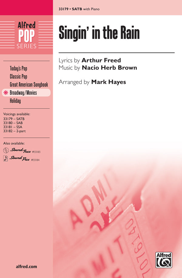 Singin' in the Rain Sheet Music Preview